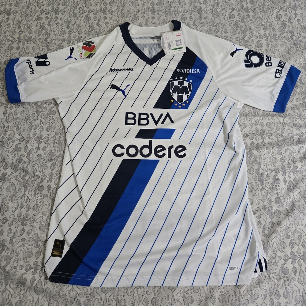 Puma Mens Monterrey Authentic Away Jersey 23/24 Size Large 705980 01